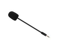 Microfono a braccio in gomma per cuffie ZG2, microfono staccabile da 3,5 mm con parabrezza per parlare in modo chiaro Microfono staccabile Boom Mic Gaming Headset Microfono Computer Chat vocale