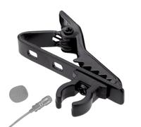 Microfono a clip senza fili - Pinza per microfono cravatta 10X