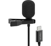 Microfono a clip unidirezionale, filtro per il rumore ambientale, plug and play per canto, interviste, streaming live e videoconferenze su Android e