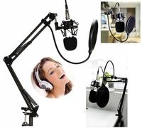 MICROFONO a Condensatore AUDIO PROFESSIONALE kit studio set di registrazione voc