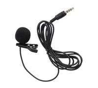 Microfono a Condensatore Clip-on Mini in Metallo Nero | Clip Rotante a 360°, Risposta Ampia e Dinamica Elevata, per Telefono Cellulare e Camera