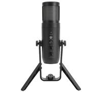 Microfono a Condensatore per PC, Funzione Mute Plug and Play Controllo Preciso del Guadagno Interfaccia da 3,5 Mm Riduzione del Rumore Microfono da Gioco USB con Luce RGB per