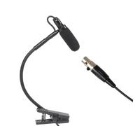 Microfono a Condensatore Strumentale con Clip Microfono Professionale Flessibile a Collo D'oca per Altoparlanti Accessori Musicali Da Palco, L6