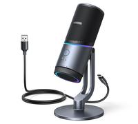 MICROFONO A CONDENSATORE USB 24BIT 96KHZ PER PC PS5 STREAMING GIOCO VOCE