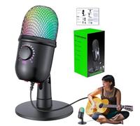 Microfono a condensatore USB - Microfono di registrazione per PC, microfono a condensatore USB | Microfono a condensatore per PC, microfono USB per streaming podcasting e registrazione microfono per