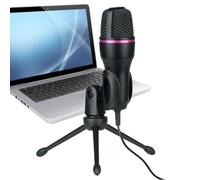 Microfono a condensatore USB per PC | Accessorio elettronico multifunzionale per il gioco, canto vocale, registrazione, chiamata vocale
