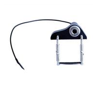 Microfono a contatto piezoelettrico Pickup portatile per chitarre acustiche violino (nero)