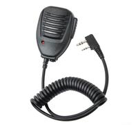 Microfono altoparlante con PTT per Baofeng UV82L e compatibile con radio walkie talkie con interfaccia di uscita audio