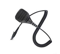 Microfono altoparlante portatile, compatibile con radio bidirezionale Hiroyasu Walkie-talkie, microfono a spalla PTT con clip per comunicazioni chiare