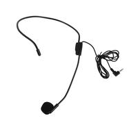 Microfono Amplificatore con Filo, Collana, 5 Pezzi, per Guide e Docenti | Uso Mani Libere, Cancellazione Rumore, Vocale e Lezioni Fitness, Nero, Metallo e Plastica, Portatile