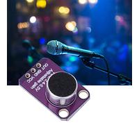 Microfono Amplificatore Modulo 2.4V-5.5V, Sensore di Suono con Preamplificatore MAX4466, Elevato Reiezione del Rumore per Progetti Elettronici e