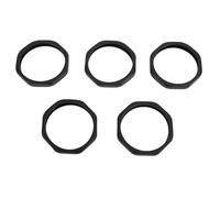 Microfono anello anti rollio silicone 5pcs set Porta di supporto per microfono non slip sicuro per feste KTV sale conferenze di ammortizzatore flessibile durevole assorbimento di