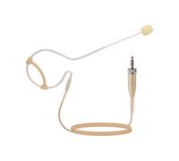 Microfono Appeso A un Orecchio Beige con Interfaccia MiniXLR A 4 Pin Bloccabile da 3,5 mm per Microfoni per per 3,5 mm