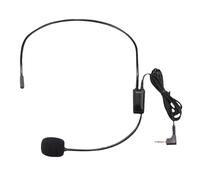 Microfono auricolare a braccio cablato per centrali di chiamata della polizia, design a forma di cuore, registrazione chiara, portatile per