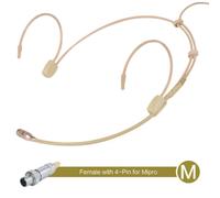 Microfono auricolare compatibile wireless per Shure con ganci auricolari sicuri