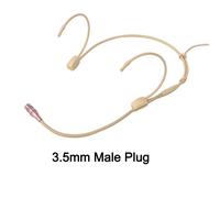 Microfono auricolare compatibile wireless per Shure con ganci auricolari sicuri