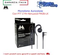 Midland MA29-LK microfono auricolare con PTT 2 PIN KENWOOD