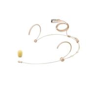 Microfono auricolare di ricambio per Audio Technica ATW-T5201 serie 5000, trasmettitore Body-Pack, condensatore, omnidirezionale, con connettore femmina Hirose a 4 pin (HRS), beige
