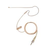 Microfono auricolare di ricambio per Sennheiser XSW1, kit di sistema microfono senza fili, connettore TRS da 3,5 mm, condensatore, omnidirezionale, colore beige