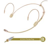 Microfono auricolare leggero compatibile per Shure con design cardioide