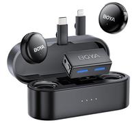 Microfono BOYA BOYALINK 3 wireless USB-C Lightning cardioide con cancellazione AI