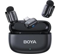 Microfono Boya Mini-14 5g USB-C, cancellazione del rumore con AI, 100m, 48khz, 30h