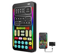 Microfono cambia voce, 8 tipi di mixer audio audio, funzione cambia voce per adulti, processore di effetti sonori compatto, dispositivo di effetti per computer per telefono cellulare, computer,
