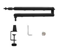 Microfono Cantilever Stand Mic Boom Vibrate Proof Telaio in Alluminio 360 Gradi Rotazione Per Creatori di Contenuti Musicisti Rotazione Regolabile Microfono Braccio