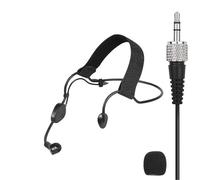 Microfono cardioide di ricambio ME3-II per cuffie Sennheiser EW-DX-SK Wireless Bodypack trasmettitore con connettore da 3,5 mm, condensatore, nero