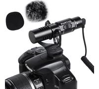 Microfono Cardioide Shotgun, Nicama SGM8 Universale Mic per iPhone iPad Android Smartphone, Fotocamera DSLR Videocamera Canon Nikon Sony Registratori audio
