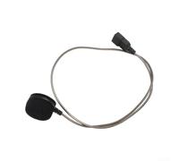 Microfono Cardo Boom cavo placcato argento per audio chiaro (morbido) | Cancellazione avanzata del rumore, audio di chiamata chiaro, punta morbida e confortevole, finitura nera, comunicazioni moto