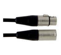 GEWA Cavo microfonico Pro Line 3m, nero, XLR (f) - XLR(m), 190545