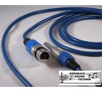 Microfono Cavo- XLR Jack Prolunga Femmina Lunghezza 20 M Blu 250004