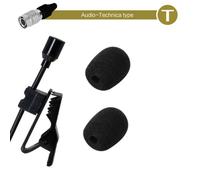 Microfono compatto 3 5 mm 3 pin 4 pin XLR Lavalier clip da bavero per sistema wi