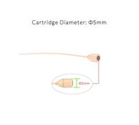 Microfono con Archetto A Condensatore Electret A 4 Pin, Cavo da 3,5 mm, Doppio Gancio Auricolare, Microfono con Archetto, Spina XLR A 4 Pin
