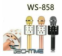 MICROFONO CON CASSA ALTOPARLANTE INCORPORATA BLUETOOTH KARAOKE ECO WS-858