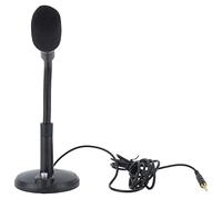 Microfono con Cavo, Microfono con Pickup Direzionale a 360 Gradi, Microfono con Voce Chiara Ad Alta Sensibilità, Microfoni a Condensatore da Tavolo, Microfono Professionale, Piccoli Accessori(3,5 mm)