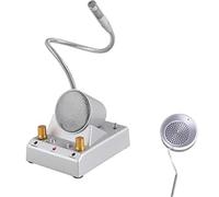 Microfono con riduzione del rumore interfono bidirezionale trasparente | For banca, ufficio, ospedale, bancone, Plug and Play, volume regolabile