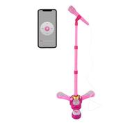 Microfono con supporto per bambini - Giocattoli wireless regolabili | Gioco di microfono e giocattoli di canto | per bambini e ragazze casa viaggio sala giochi compleanno Natale festa festa festa dei