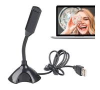 Microfono condensatore USB - Plug & Play Desktop Condenser, forniture audio HD per la voce di registrazione in studio per laptop, voice over, trasmissione in streaming