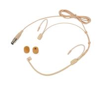 Microfono Cuffie Omnidirezionale Beige per Shure Wireless Qualità Suono Chiaro
