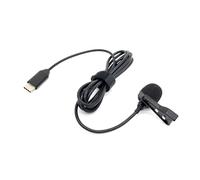 Microfono da bavero tipo C Clip On Lavalier microfono omnidirezionale per DJI Action 2/3/4/Pocket 3
