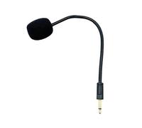 Microfono da gaming compatibile con Razer Kraken V3 Pro Hyper Sense, 19 cm, rimovibile e regolabile, nero con filtro antivento in schiuma.