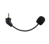 Microfono da gioco di ricambio per cuffie Kingston HyperX Cloud, Cloud X e Cloud II seconda versione su PS4, PS5, Xbox One, Nintendo Switch PC, microfono a braccio staccabile da 3,5 mm