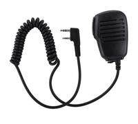 Microfono da spalla Clear Audio Communication per radio Baofeng Kenwood, microfono altoparlante per walkie talkie con microfono a elettrete e jack
