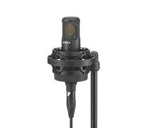 Microfono da studio SONY-C80 Pro Audio; gamma di frequenza da 20 Hz a 20 kHz; unidirezionale; struttura con eliminazione del rumore; tecnologia avanzata della capsula; XLR - Nero