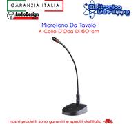AudioDesign Pro Microfono a condensatore per conferenze, microfono da scrivania, microfono da tavolo con cavo XLR