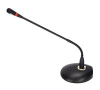 Microfono da tavolo, indicatore LED base ABS Microfono a collo d'oca per trasmissione per la registrazione del programma per conferenze