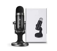 Microfono da tavolo USB Microfono condensatore for computer PC USB Microfono Mic POP Filtra a Gaming Streaming Podcasting Registrazione Cuffia per giochi Podcasting Streaming Registrazione Voic