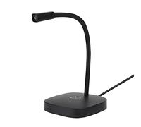 Microfono desktop, microfono per PC, microfono USB, Omnidirezionale Pickup a 360 gradi per XP/7/8/10 (BLACK)